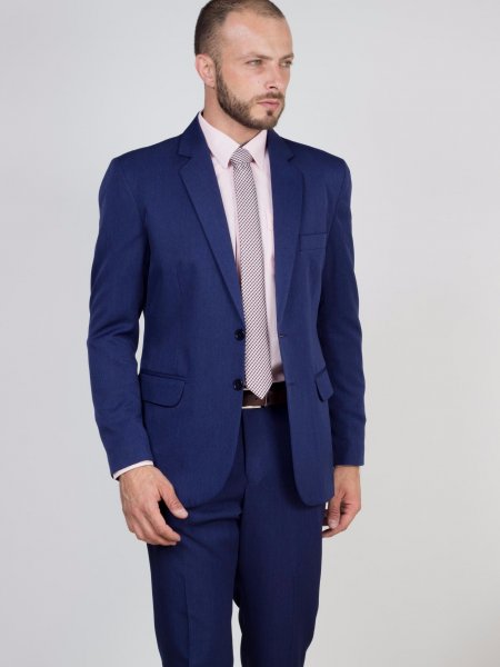 Terno Microfibra Azul Marinho